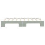vidaXL Lit de jour avec lit gigogne gris clair 90x190 cm velours