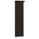 vidaXL Store roulant d'extérieur 60x230 cm Marron PEHD
