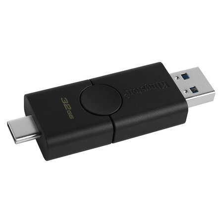 KINGSTON 32Go DT Duo USB3.2 Gen1+Type-C 32Go DataTraveler Duo USB3.2 Gen1 + Type-C