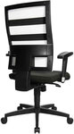 Chaise de bureau 'X-Pander', Assise et Dossiers Noir (accoudoir en option) TOPSTAR