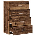 vidaXL Buffet Bois ancien 60 x 31 x 84 cm Bois d'ingénierie