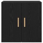 vidaXL Meuble mural Chêne noir 60 x 30 x 60 cm Bois d'ingénierie