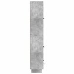 vidaXL Ensemble de Meubles 2 Pièces Gris béton 66 x 34 5 x 95 cm