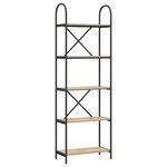 vidaXL Étagère Chêne sonoma 60 x 30 x 183 cm Bois d'ingénierie