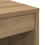vidaXL Bureau d'écriture Chêne artisanal Bois d'ingénierie 60 x 50 x 76 cm