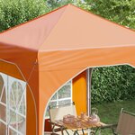 vidaXL Tente de fête pop-up 192 x 192 x 245 cm Orange