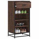 vidaXL Étagère à chaussures chêne marron 48x38x97 5 cm bois ingénierie