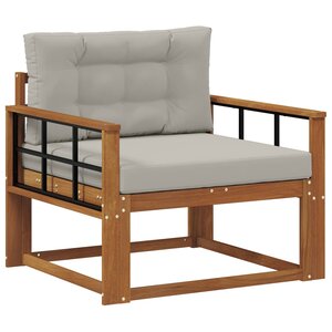 vidaXL Sofa de milieu extérieur Naturel