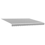 vidaXL Auvent rétractable automatique avec LED anthracite et blanc