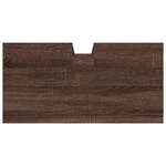 vidaXL Armoire lavabo de salle de bain chêne marron 60x30x60 cm