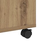 vidaXL Table basse chêne artisanal 75 x 75 x 38 cm Bois d'ingénierie