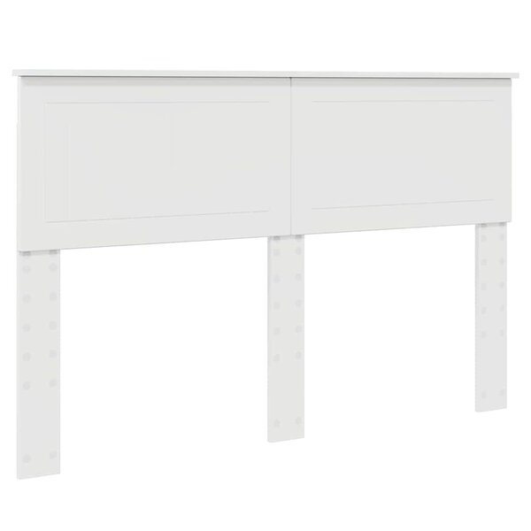 vidaXL Tête de lit Blanc Brillant 140 cm Bois d'ingénierie