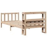 vidaXL Cadre de lit sans matelas 100x200 cm bois massif de pin