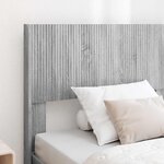 vidaXL Cadre de lit avec rangement et tête de lit Sonoma gris