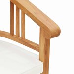 vidaXL Chaises de jardin 2 Pièces Marron 63 x 58 x 89 cm