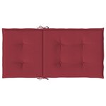 vidaXL Coussins de chaise de jardin à dossier bas lot de 6