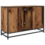vidaXL Meuble de Lavabo de Salle de Bain Bois ancien 90 x 33 x 60 cm