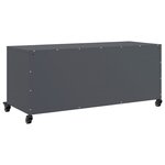 vidaXL Meuble TV anthracite 100 5x39x43 5 cm acier