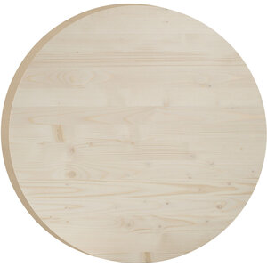 Plateau rond en pin 75 cm epaisseur 3 cm