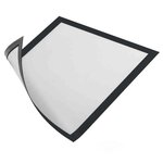 Sachet de 5 cadres d'affichage Duraframe dos magnétique format A3 noir DURABLE