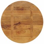 vidaXL Dessus de table Ø 80x3 8 cm rond bois de manguier massif