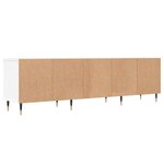 vidaXL Meuble TV blanc 150x30x44 5 cm bois d'ingénierie