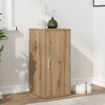 vidaXL Armoire à chaussures chêne artisanal bois d'ingénierie