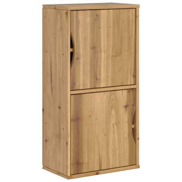 vidaXL Armoire latérale ODDA 40x24x79 cm bois massif pin