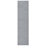vidaXL Tapis BCF Gris 100x450 cm