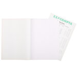 Manifold quadrillé 5x5 29 7x21cm 50 feuillets dupli autocopiants x 5 EXACOMPTA