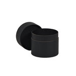 Lot de 50 boîtes cylindriques noire 7.2 x 6.2 cm