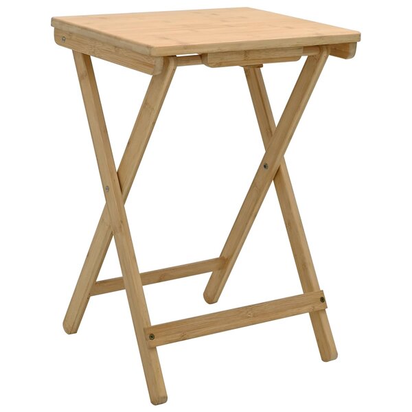 vidaXL Table de cuisine Naturel 40 x 30 x 53 5 cm Bambou