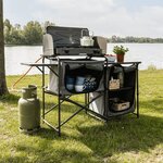 Travellife Cuisine de camping pliable Toledo gris foncé