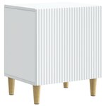 vidaXL Cabinet de chevet 2 pc Blanc 43 x 34 5 x 50 cm