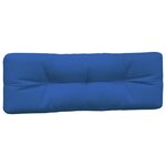 vidaXL Coussins de palette lot de 5 bleu royal tissu
