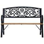 vidaXL Banc de jardin 120 cm Bois