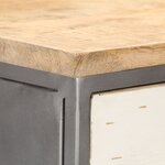 vidaXL Armoire à tiroirs 45x30x105 cm Bois de manguier massif