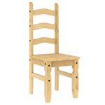 vidaXL Chaises à manger lot de 2 Corona 42x47x107cm bois massif de pin