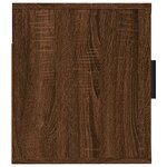 vidaXL Meuble TV mural Chêne marron 57x34 5x40 cm