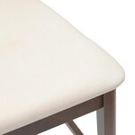 vidaXL Chaises de salle à manger 2 Pièces Marron Clair 48 x 49 x 95 cm