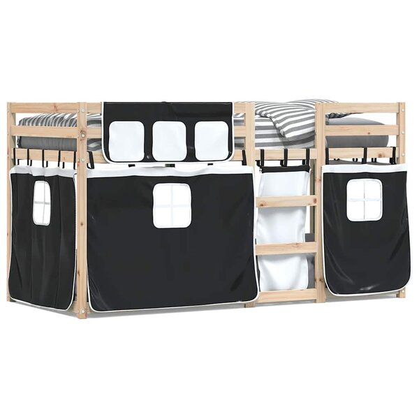 vidaXL Lit superposé sans matelas 90x190 cm bois de pin massif