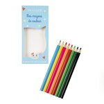 8 Crayons De Couleur Chat - Draeger paris