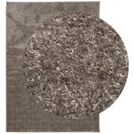 vidaXL Tapis ISTAN à poils longs aspect brillant gris 200x280 cm