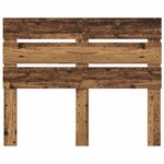 vidaXL Tête de lit Bois ancien 135 cm Bois d'ingénierie
