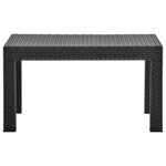 Salon de jardin meuble d'extérieur ensemble de mobilier 4 pièces avec coussins pp rotin anthracite 02_0016172