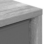 vidaXL Buffet Gris Sonoma 49 5 x 22 x 47 cm