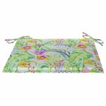 vidaXL Chaises de jardin avec table à thé et coussins Acacia solide