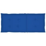 vidaXL Chaises inclinables de jardin lot de 3 et coussins Bois acacia