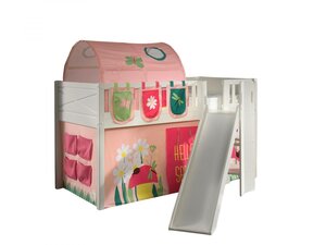 Scott Lit Mezzanine Toboggan et Rideau Spring  Tunnel et S 3 Sacs Rangement