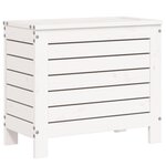vidaXL Salon de jardin 7 Pièces blanc bois de pin massif